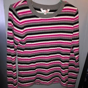 Juniors Striped Long Sleeve